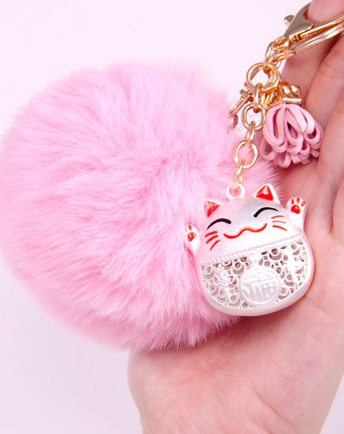 Pink Keychain Detail